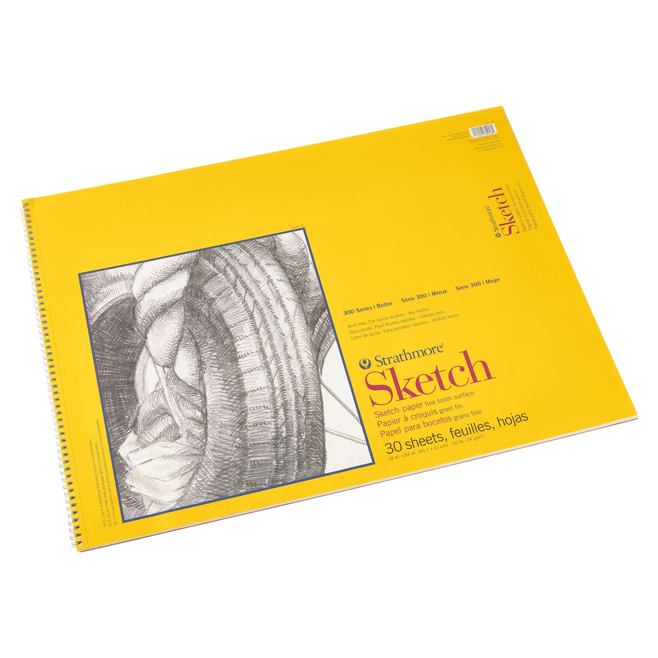 12 Pack: Strathmore® 300 Series Wired Sketch Paper Pad